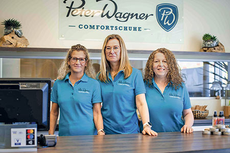 Persnliche Beratung beim Schuhkauf bei Peter Wagner Comfortschuhe