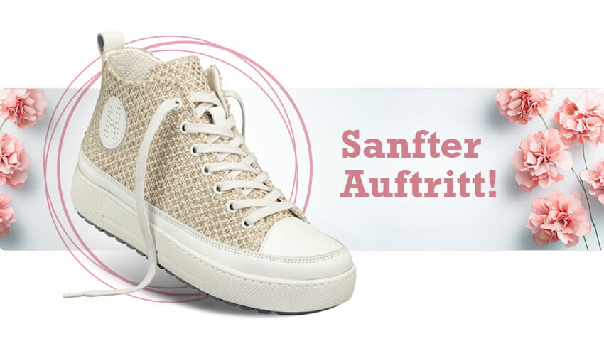 Carry, Sneaker, leicht, flexibel, Reiverschluss, Textil, modisch, Bequeme Schuhe, Naturkonzept, Comfortschuhe