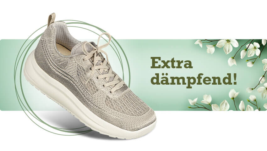 Suzette, Sneaker, Textil, Mesh, atmungsaktiv, leicht, d�mpfend, Bequeme Schuhe, Naturkonzept, Comfortschuhe