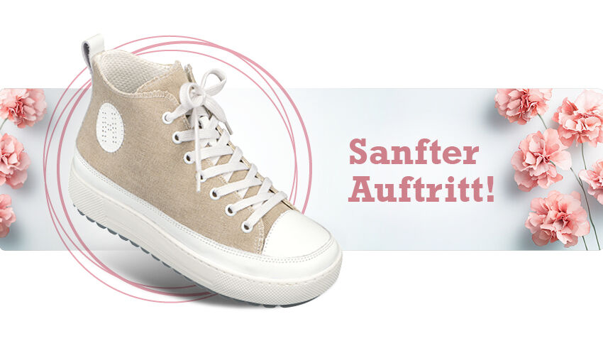 Carry, Sneaker, modisch, weich, Bequeme Schuhe, Naturkonzept, Comfortschuhe