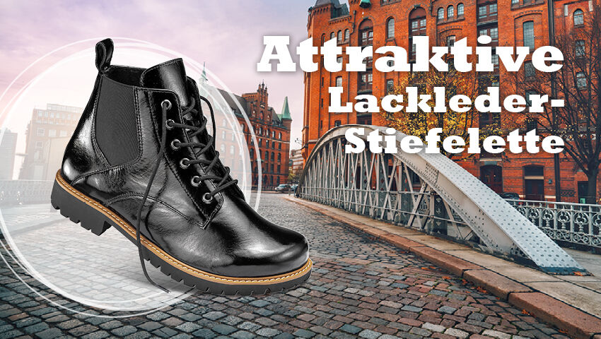 Janelle, Halstiefel, Winterschuh, Bequeme Schuhe, Naturkonzept, Comfortschuhe