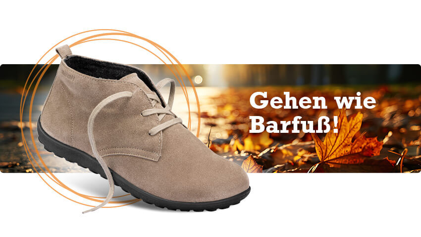 Osa, Bootie, Walkloden, warm, gepolstert, Bequeme Schuhe, Naturkonzept, Comfortschuhe