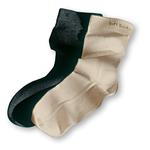 Schonsocken 2er Pack schwarz