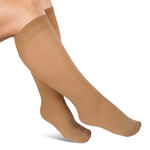 XPlus Feinkniestrmpfe 3er Pack beige